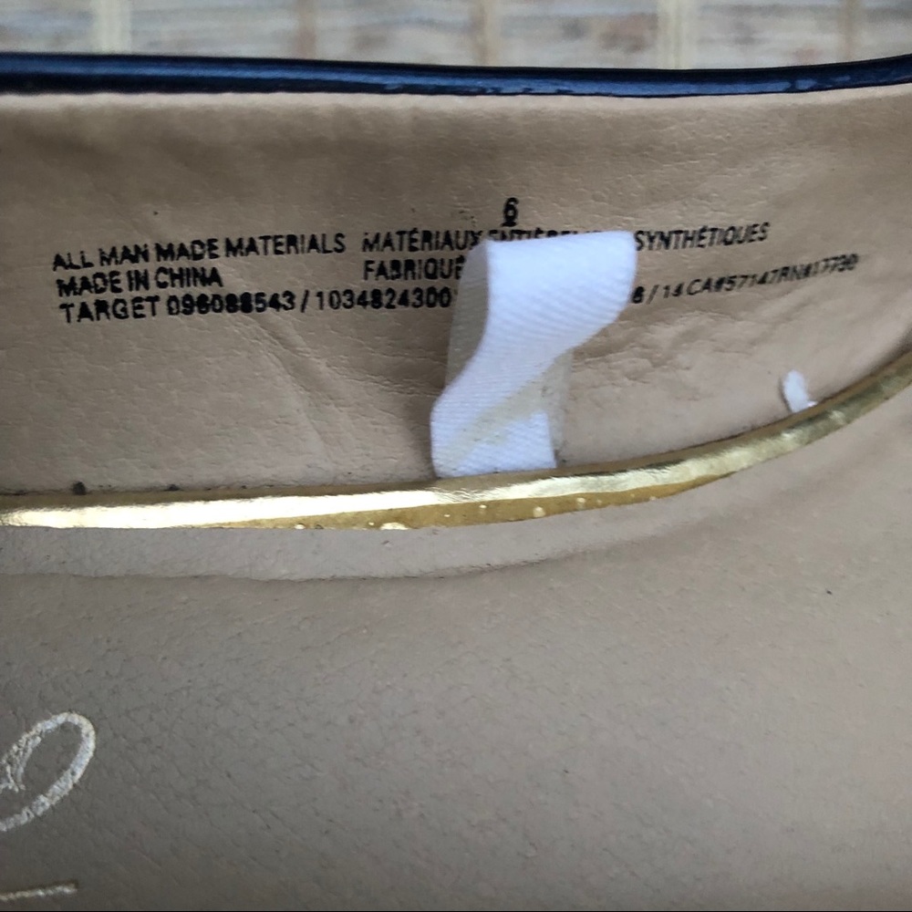 New MOSSIMO Blue Flats Shoes Size 6 - Picture 5 of 6